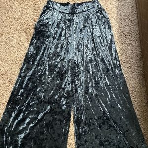 Velvet Flare Pants